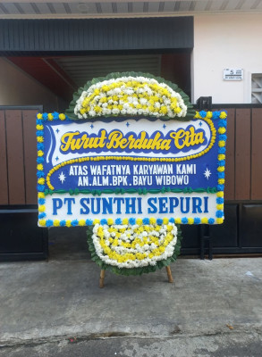 Papan Bunga Duka di Bulotadaa Timur